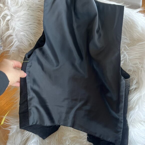 Vintage leather suede vest - Kathy Ireland - Picture 4 of 5